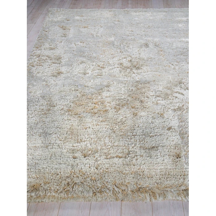 Exquisite Rugs Sumo Shag Beige 53431X16 1ft.X1ft.6in. Rect. Rug