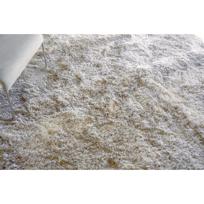 Exquisite Rugs Sumo Shag Beige 53431X16 1ft.X1ft.6in. Rect. Rug