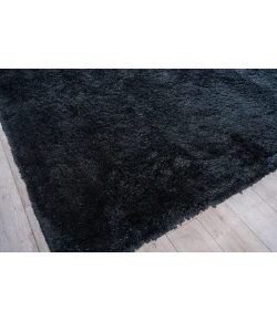 Exquisite Rugs Sumo Shag Black 53441X16 1ft.X1ft.6in. Rect. Rug