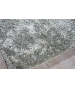 Exquisite Rugs Sumo Shag Gray 53451X16 1ft.X1ft.6in. Rect. Rug