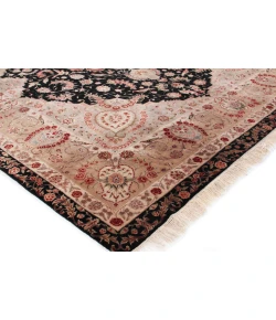 Exquisite Rugs Super Fine Tabriz Black/Ivory 541210X14 10ft.X14ft. Rect. Rug
