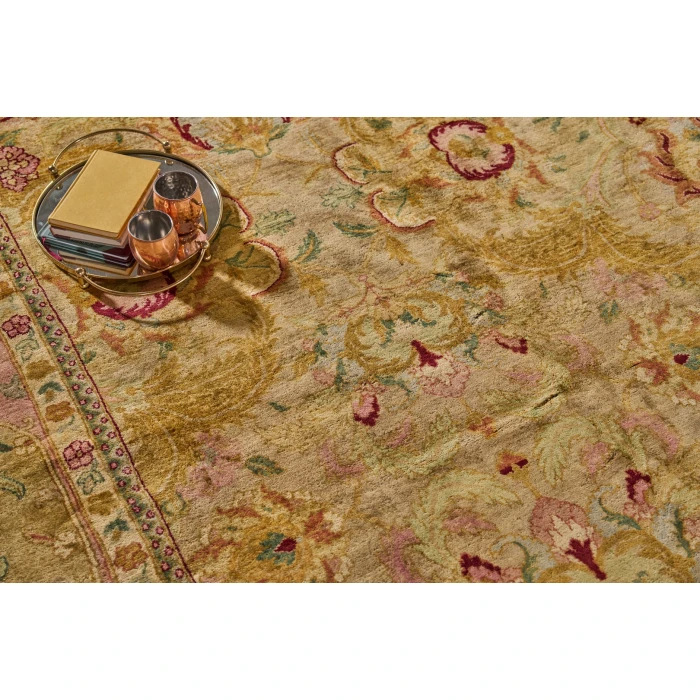 Exquisite Rugs Polonaise Beige/Peach 54213X196 3ft.X19ft.6in. Rect. Rug
