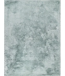 Exquisite Rugs Sumo Shag Light Blue 54871X16 1ft.X1ft.6in. Rect. Rug
