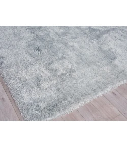 Exquisite Rugs Sumo Shag Light Blue 54871X16 1ft.X1ft.6in. Rect. Rug