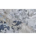 Exquisite Rugs Floor Art Silver/Gray/Coffee 54991X16 1ft.X1ft.6in. Rect. Rug