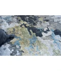 Exquisite Rugs Floor Art Silver/Gray/Coffee 54991X16 1ft.X1ft.6in. Rect. Rug