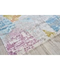 Exquisite Rugs Floor Art Ivory/Blue/Gold/Lavender 55018X10 8ft.X10ft. Rect. Rug