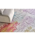 Exquisite Rugs Floor Art Ivory/Blue/Gold/Lavender 55018X10 8ft.X10ft. Rect. Rug