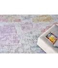 Exquisite Rugs Floor Art Ivory/Blue/Gold/Lavender 55018X10 8ft.X10ft. Rect. Rug