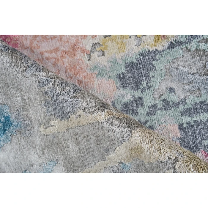 Exquisite Rugs Floor Art Silver/Blush 55048X10 8ft.X10ft. Rect. Rug