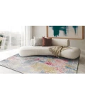 Exquisite Rugs Floor Art Silver/Blush 55048X10 8ft.X10ft. Rect. Rug