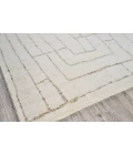 Exquisite Rugs Tahoe White/Beige 55571X16 1ft.X1ft.6in. Rect. Rug