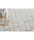 Exquisite Rugs Tahoe White/Beige 55571X16 1ft.X1ft.6in. Rect. Rug