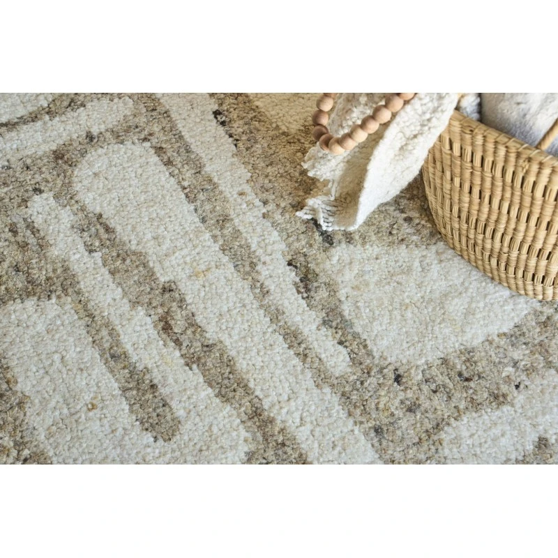 Exquisite Rugs Tahoe Beige/Ivory 55586X9 6ft.X9ft. Rect. Rug