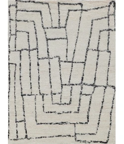 Exquisite Rugs Tahoe Ivory/Black 55591X16 1ft.X1ft.6in. Rect. Rug