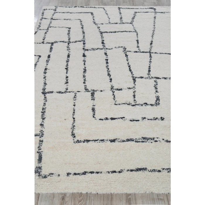 Exquisite Rugs Tahoe Ivory/Black 55598X10 8ft.X10ft. Rect. Rug