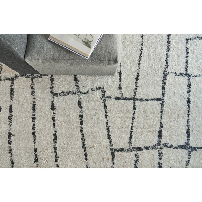 Exquisite Rugs Tahoe Ivory/Black 55598X10 8ft.X10ft. Rect. Rug