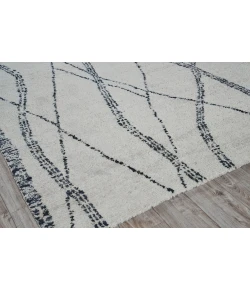 Exquisite Rugs Tahoe Ivory/Black 55601X16 1ft.X1ft.6in. Rect. Rug