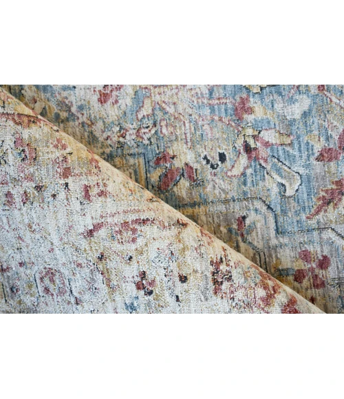 Exquisite Rugs Antique Loom Rust/Light Blue 55722X3 2ft.X3ft. Rect. Rug