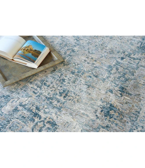 Exquisite Rugs Antique Loom Blue 55896X9 6ft.X9ft. Rect. Rug