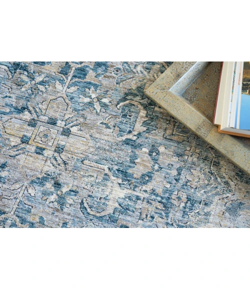 Exquisite Rugs Antique Loom Blue 55896X9 6ft.X9ft. Rect. Rug
