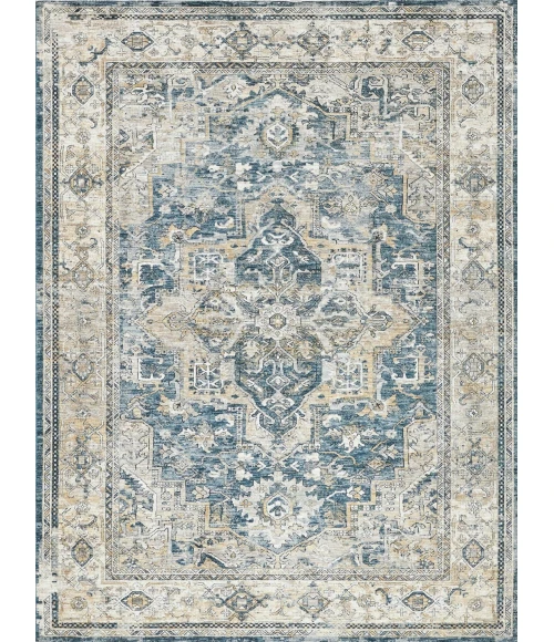 Exquisite Rugs Antique Loom Blue/Beige 55982X3 2ft.X3ft. Rect. Rug