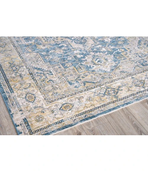 Exquisite Rugs Antique Loom Blue/Beige 55982X3 2ft.X3ft. Rect. Rug