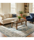 Exquisite Rugs Antique Loom Blue/Beige 55982X3 2ft.X3ft. Rect. Rug