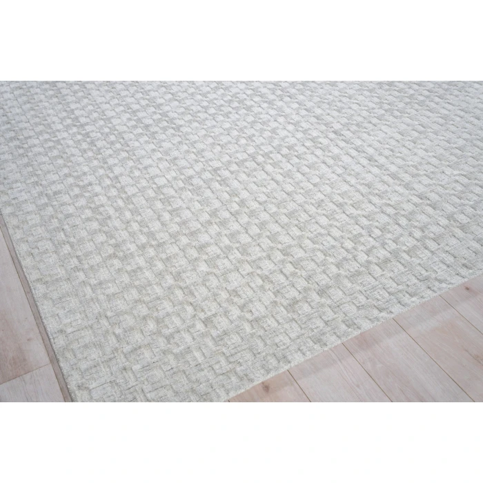 Exquisite Rugs Monroe Silk Light Silver 562512X15 12ft.X15ft. Rect. Rug