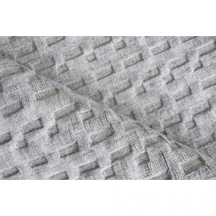Exquisite Rugs Monroe Silk Light Silver 562512X15 12ft.X15ft. Rect. Rug