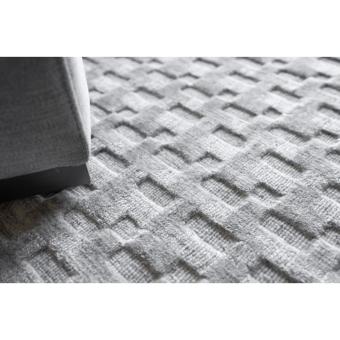 Exquisite Rugs Monroe Silk Light Silver 562512X15 12ft.X15ft. Rect. Rug
