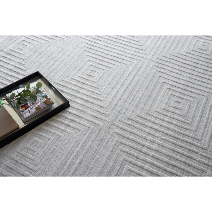 Exquisite Rugs Castelli Light Silver 56268X10 8ft.X10ft. Rect. Rug