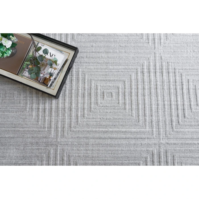 Exquisite Rugs Castelli Light Silver 56268X10 8ft.X10ft. Rect. Rug