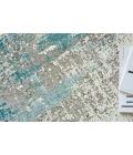 Exquisite Rugs Mercuri Silver/Blue 56647X10 7ft.X10ft. Rect. Rug