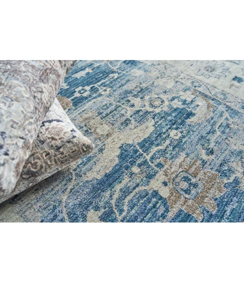 Exquisite Rugs Vintage Looms Blue/Beige 56721X16 1ft.X1ft.6in. Rect. Rug