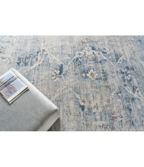 Exquisite Rugs Vintage Looms Light Blue/Beige 56731X16 1ft.X1ft.6in. Rect. Rug