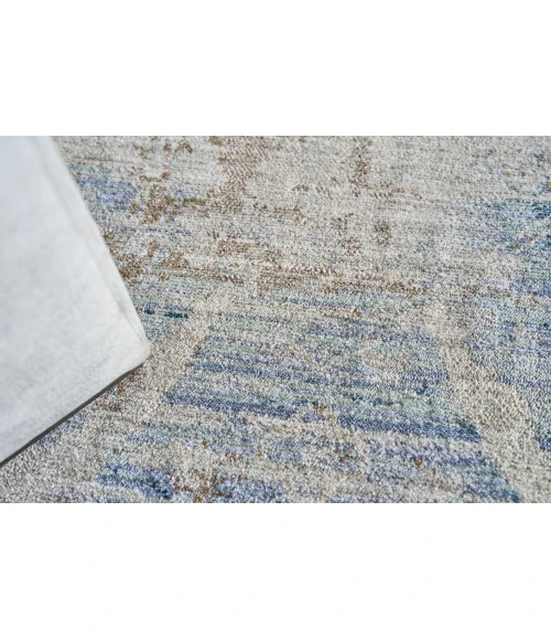 Exquisite Rugs Vintage Looms Light Blue/Beige 56731X16 1ft.X1ft.6in. Rect. Rug