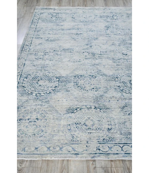 Exquisite Rugs Vintage Looms Light Blue/Blue 56742X3 2ft.X3ft. Rect. Rug