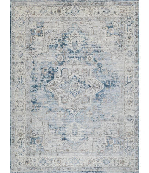 Exquisite Rugs Vintage Looms Blue/Beige 56771X16 1ft.X1ft.6in. Rect. Rug