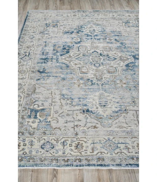 Exquisite Rugs Vintage Looms Blue/Beige 56771X16 1ft.X1ft.6in. Rect. Rug