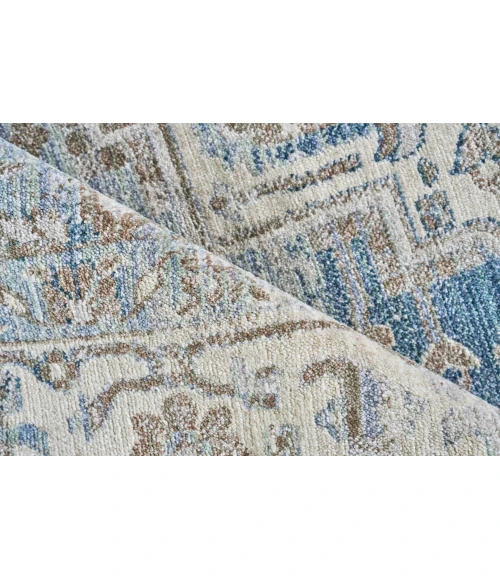 Exquisite Rugs Vintage Looms Blue/Beige 56771X16 1ft.X1ft.6in. Rect. Rug