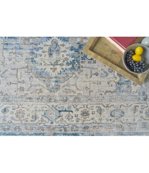 Exquisite Rugs Vintage Looms Blue/Beige 56771X16 1ft.X1ft.6in. Rect. Rug