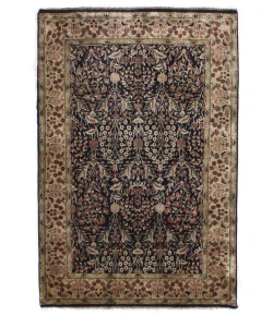 Exquisite Rugs Super Fine Millefleur Navy/Green 568912X18 12ft.X18ft. Rect. Rug