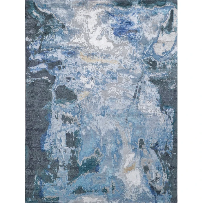Exquisite Rugs Cosmo Blue/Silver/Dark Gray 570610X14 10ft.X14ft. Rect. Rug