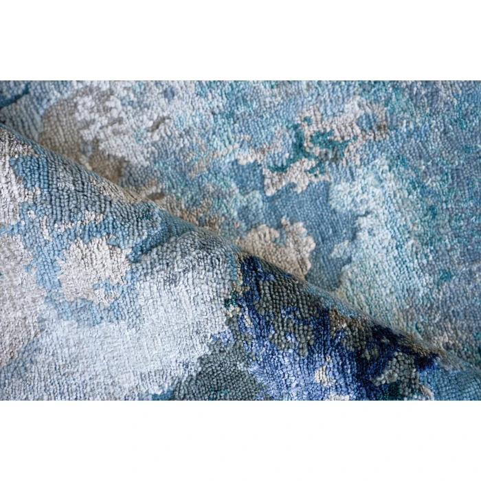 Exquisite Rugs Cosmo Blue/Silver/Dark Gray 570610X14 10ft.X14ft. Rect. Rug