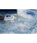 Exquisite Rugs Cosmo Blue/Silver/Dark Gray 570610X14 10ft.X14ft. Rect. Rug
