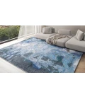 Exquisite Rugs Cosmo Blue/Silver/Dark Gray 570610X14 10ft.X14ft. Rect. Rug