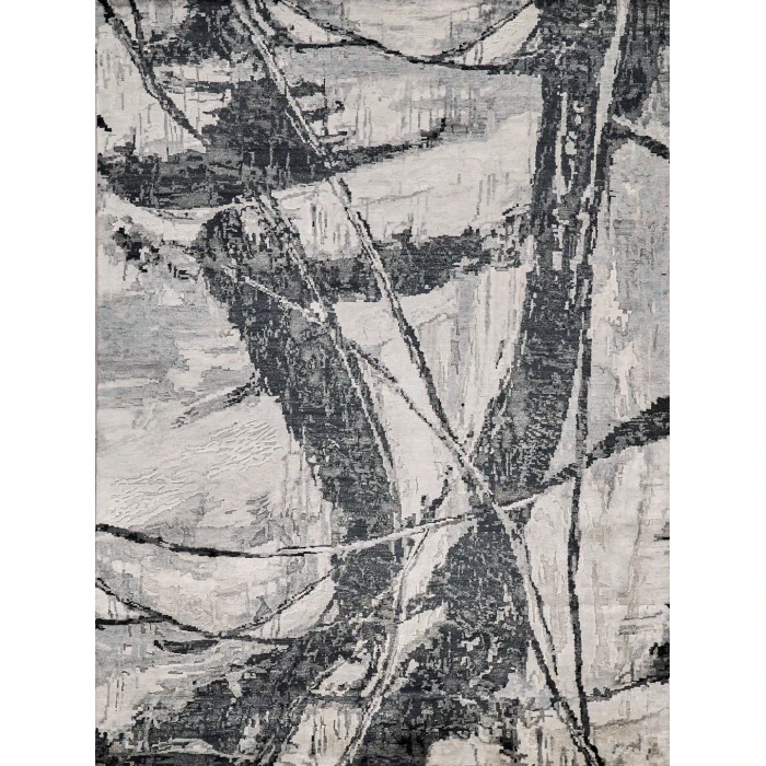 Exquisite Rugs Floor Art Silvery/Dark Gray 570712X15 12ft.X15ft. Rect. Rug