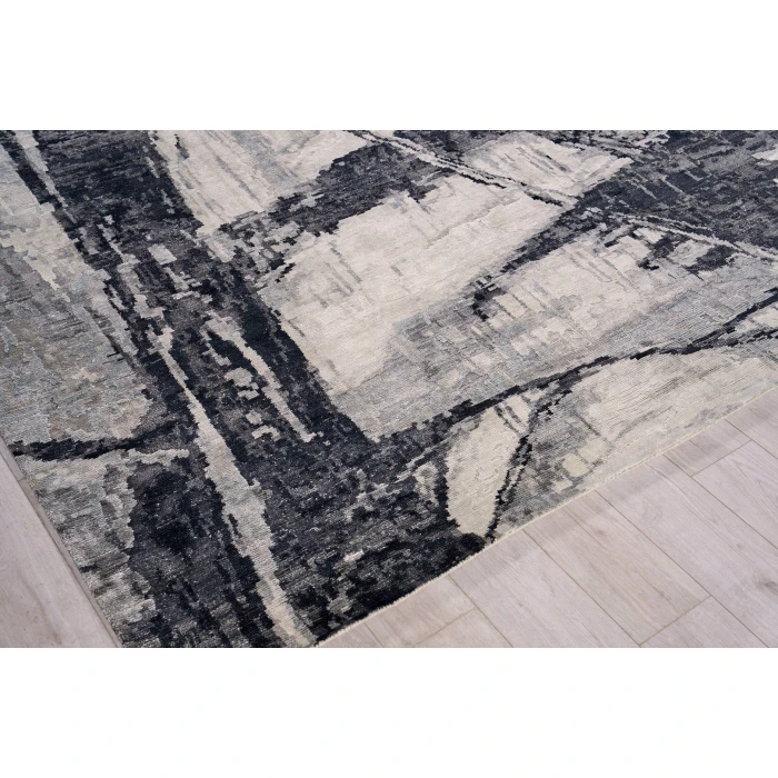 Exquisite Rugs Floor Art Silvery/Dark Gray 570712X15 12ft.X15ft. Rect. Rug
