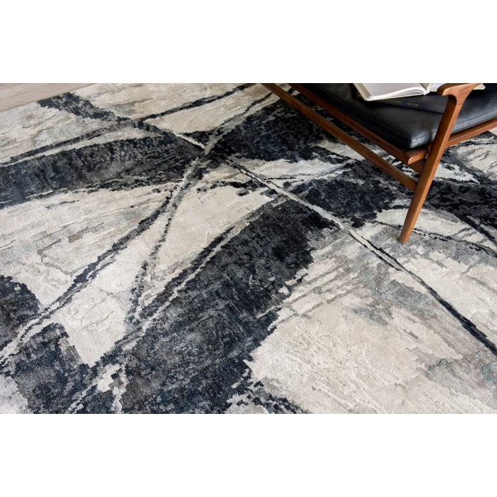 Exquisite Rugs Floor Art Silvery/Dark Gray 570712X15 12ft.X15ft. Rect. Rug